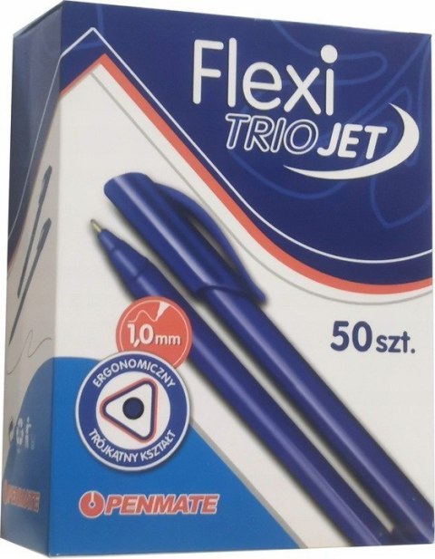 Długopis FLEXI TRIOJET niebieski