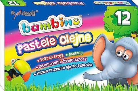 Pastele (12) olejne BAMBINO 12 kolorów Pastele (12) olejne BAMBINO 12 kolorów