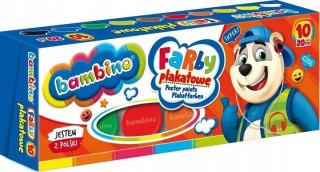 Farby (5) plakatowe BAMBINO 10 kolorów