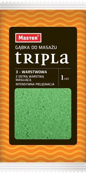 GĄBKA DO MASAŻU TRICOLOR MASTER S055