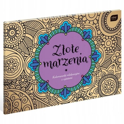 KOLOR.A4 16 RELAKS. ZŁOTE MARZENIA MET.[10x100