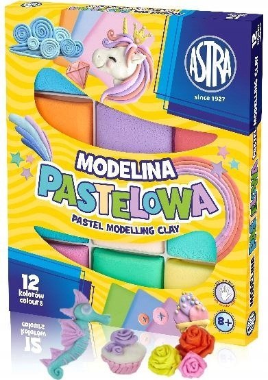 Modelina pastelowa Astra 12 kolorów (5)