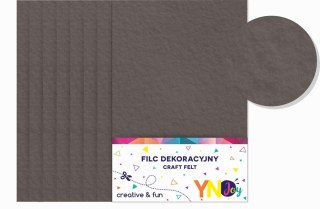 YNJ FILC DEKORACYJNY SZARY 1szt.