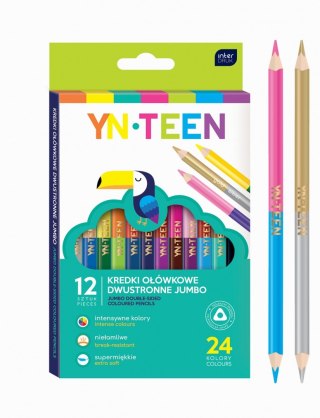 YNT KREDKI OŁÓWKOWE DWUSTR. JUMBO 24KOL[12x120
