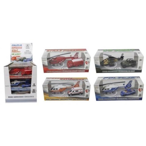 ZESTAW AUTO + HELIKOPTER RATUNKOWE ZESTAW AUTO + HELIKOPTER RATUNKOWE