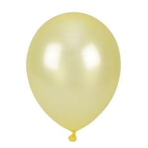 Balony metalizowane 10'' żółte (100 szt.)