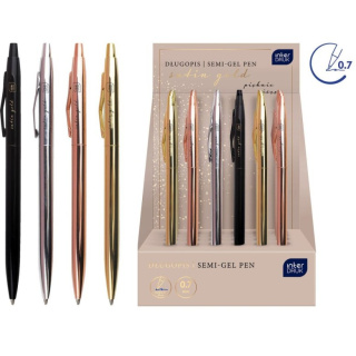 Długopis metalowy slim Satin Gold 24sz