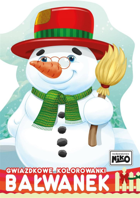 Gwiazdkowe kolorowanki - Bałwanek NIKO