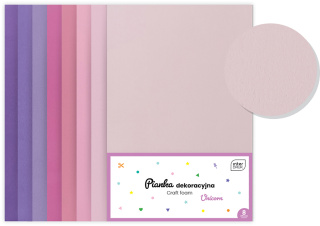 INT Pianka dekoracyjna 8szt UNICORN