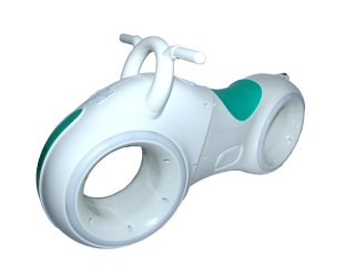 JEŹDZIK BIAŁO-ZIELONY BABY SCOOTER BLUETOOTH