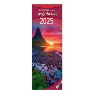KALENDARZ ŚCIENNY KRAJOBRAZY PREMIUM 2025