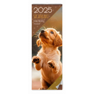 KALENDARZ ŚCIENNY SZCZENIAKI PREMIUM 2025