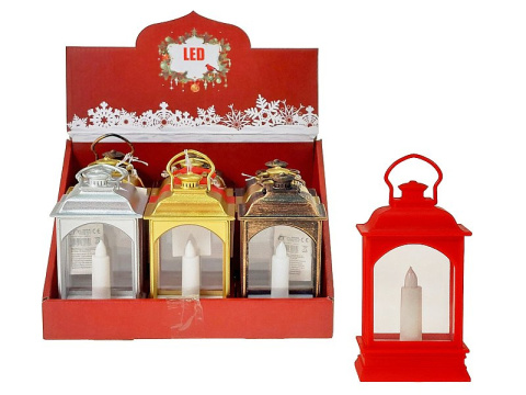 LAMPKA ZE ŚWIECZKĄ LED(12) LAMPKA ZE ŚWIECZKĄ LED(12)