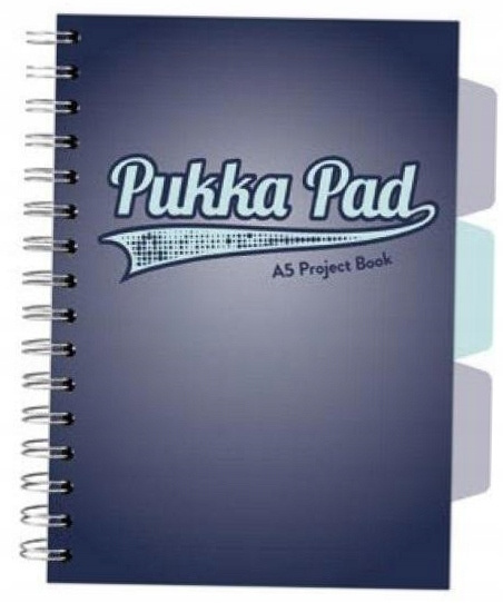 PUKKA PROJECT BOOK NAVY A5 KRATKA GRANATOWY 100K 8