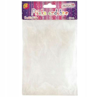 Piórka białe 10-12cm 50szt/op(12)