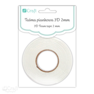 TAŚMA PIANKOWA 3D 2MM 5MMX2,2M