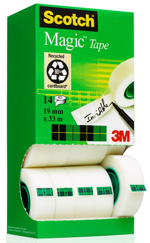 TAŚMA SPRZYL 19MMX33MB MAGIC 3M SCOTCH (14)