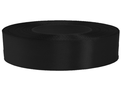 Wstążka sat.czarna 25mm/32m 1szt AX25-54 Wstążka sat.czarna 25mm/32m 1szt AX25-54