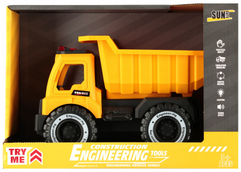 AUTO CIĘŻAROWE WYWROTKA ŚWIATŁO/DŹWIĘK 27X19X12 MC AUTO CIĘŻAROWE WYWROTKA ŚWIATŁO/DŹWIĘK 27X19X12 MC