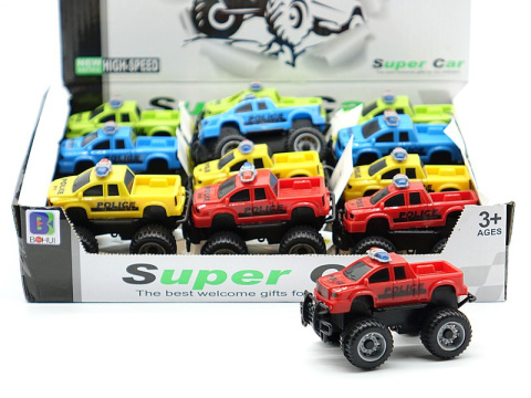 AUTO TERENOWE PULLBACK (12)9x6,5x5,5cm AUTO TERENOWE PULLBACK (12)9x6,5x5,5cm