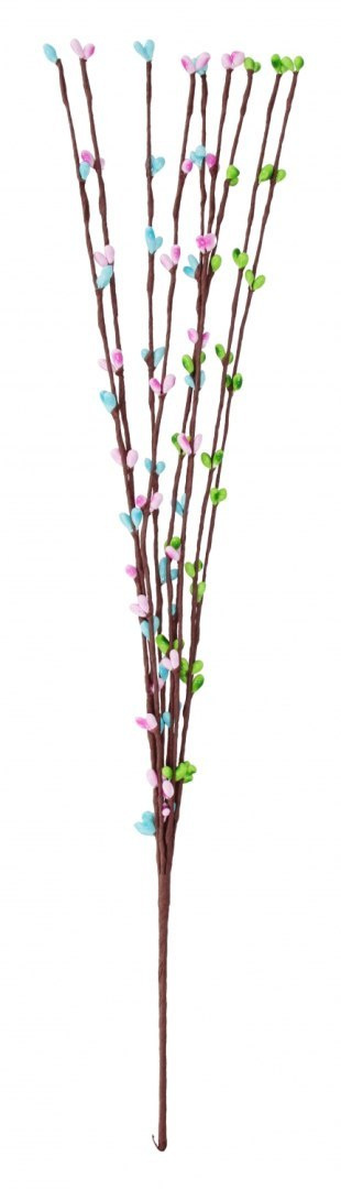 BAZIE KOLOROWE Z LISTKAMI 50CM