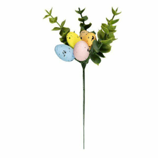 GAŁĄZKA BUKSZPANU 24CM Z PISANKAMI