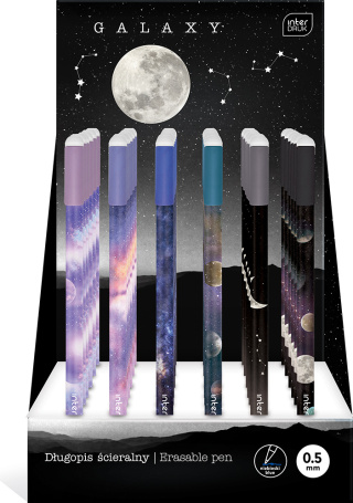 INT Długopis ścieralny GALAXY 36szt.