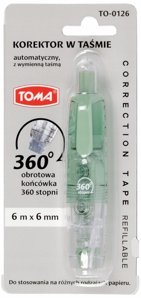 KOREKTOR W TAŚMIE 6M /12/ KOREKTOR W TAŚMIE 6M /12/