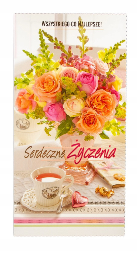LAURKA DL SERDECZNE ŻYCZENIA KWIATY KARO LAURKA DL SERDECZNE ŻYCZENIA KWIATY KARO