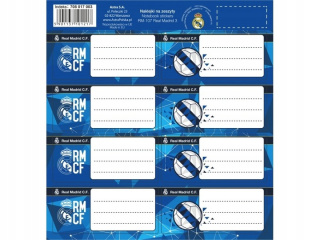 Naklejki na zeszyty RM-107 Real Madrid 3
