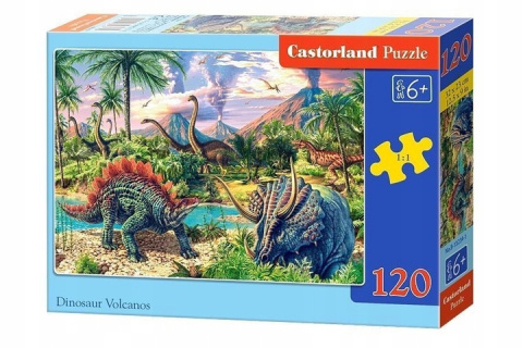 Puzzle 120 el. Dinosaur Volcanos Puzzle 120 el. Dinosaur Volcanos