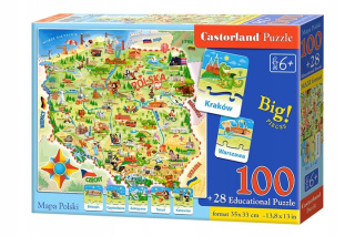 Puzzle Edukacja E-142 Mapa Polski