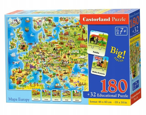 Puzzle Edukacja E-227 Mapa Europy Puzzle Edukacja E-227 Mapa Europy