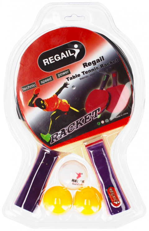 RAKIETKI DO PING-PONGA 3PIŁKI 21X31X5 MC
