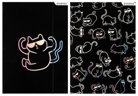 TECZKA Z GUMKA PAP A4 KITTY HOLO STK FOL 10 100 TECZKA Z GUMKA PAP A4 KITTY HOLO STK FOL 10 100