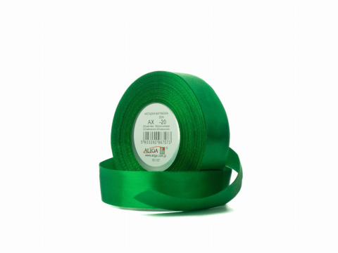 Wstążka sat. zielona 38mm/32m 1szt AX38-20 Wstążka sat. zielona 38mm/32m 1szt AX38-20