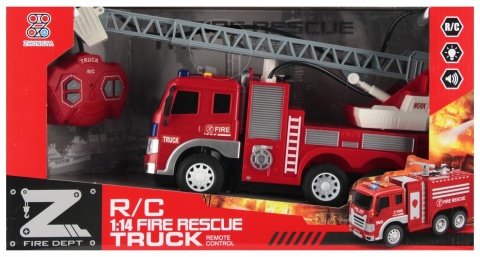 AUTO STRAŻ POŻARNA ZDALNIE STER+WODA 40X21X13 MC AUTO STRAŻ POŻARNA ZDALNIE STER+WODA 40X21X13 MC