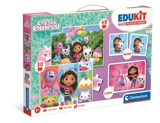 Edukit 4w1 Koci Domek Gabi Clementoni