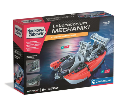 KLOCKI LABORAT. MECHANIKI MOTORÓWKA CLEMENTONI KLOCKI LABORAT. MECHANIKI MOTORÓWKA CLEMENTONI
