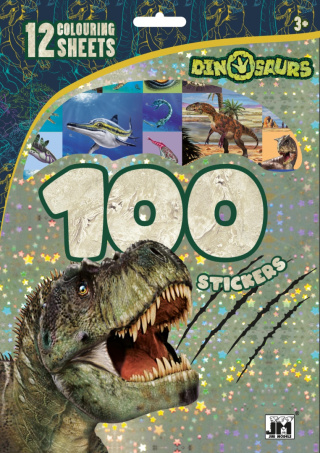 KOLOROWANKA I WYKLEJANKA DINOZAURY1