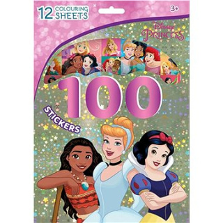 KOLOROWANKA I WYKLEJANKA DISNEY 100NAKL.+12STRON