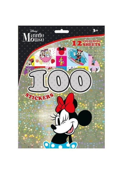 KOLOROWANKA I WYKLEJANKA MINNIE 100NAKL.+12STRON KOLOROWANKA I WYKLEJANKA MINNIE 100NAKL.+12STRON