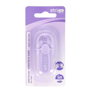KOREKTOR W TAŚMIE 5MMX6M MINI FIOLETOWY STRIGO