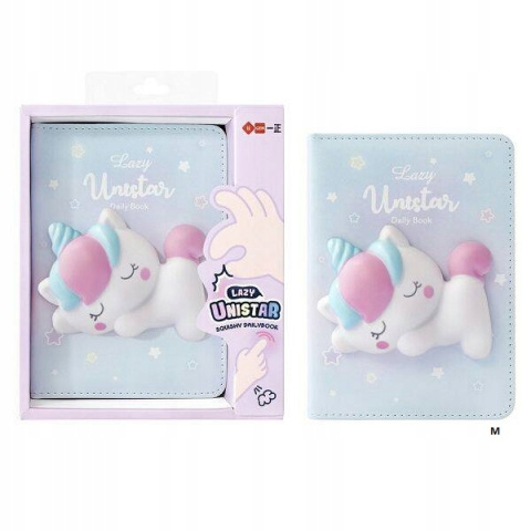 NOTES MINI SQUISHY JEDNOROŻEC 96STRON