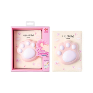 NOTES MINI SQUISHY ŁAPKA KOTA 128STRON