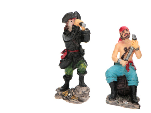 Figurki dekoracyjne PIRACI PIRAT (~7,5cm) - 1 sztuka Figurki dekoracyjne PIRACI PIRAT (~7,5cm) - 1 sztuka