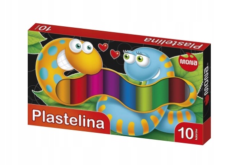 PLASTELINA 10KOL MONA PLASTELINA 10KOL MONA