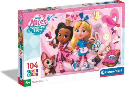PUZZLE 104EL ALICE BAKERY DISNEY CLEMENTONI PUZZLE 104EL ALICE BAKERY DISNEY CLEMENTONI