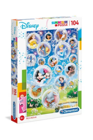 PUZZLE 104EL CHARACTERS CLEMENTONI