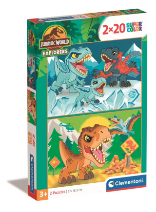 PUZZLE 2X20EL JURASSIC WORLD CLEMENTONI